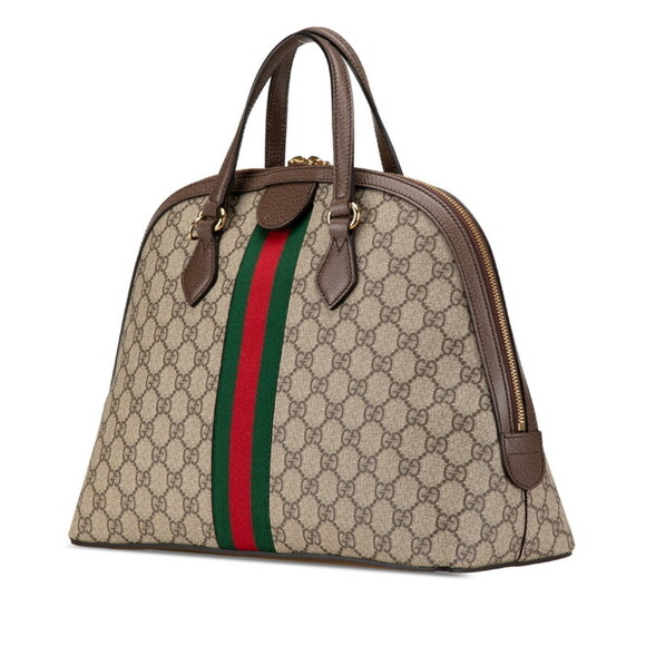 GUCCI Brown Leather Shoulder Bag - Picture 2 of 12